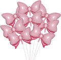 36 Inches Bow Foil Balloon Huge Bowtie Pink Balloon by GLASNES