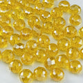 50pcs 10mm Crystal Glass Beads for Crafts Faceted Rondelle Glass Beads for by Unknown
