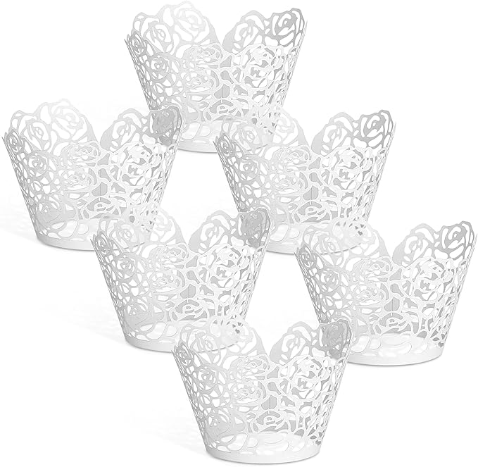 GWHOLE White Cupcake Wrappers by GWHOLE