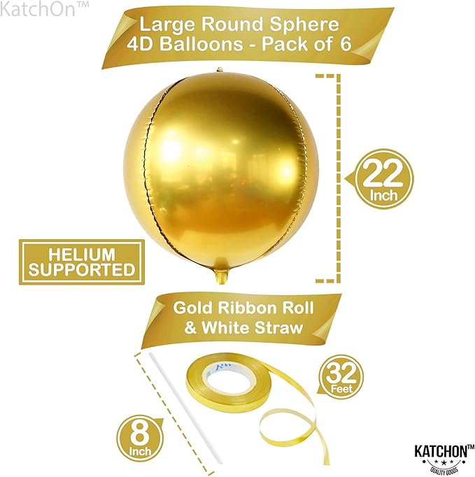 KatchOn, Big Gold Foil Balloon - Image 2