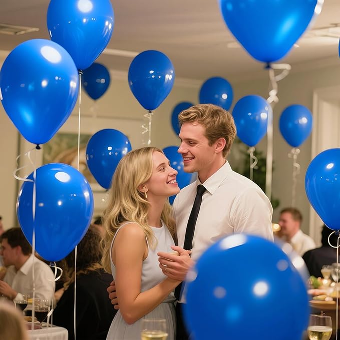 KAWKALSH Dark Blue Balloon 12 Inch - Image 8