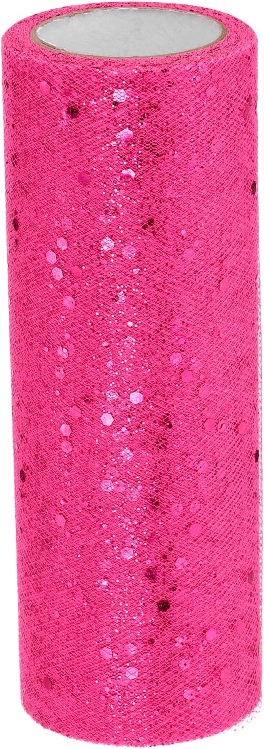 PATIKIL Tulle Fabric Rolls, 6 Inch by 10 Yards Fabric Spool Tulle Sparkling by PATIKIL