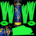 200 Pack 8'' Glow Sticks Bulk Party Favors Green Light Up Sticks by Taikula