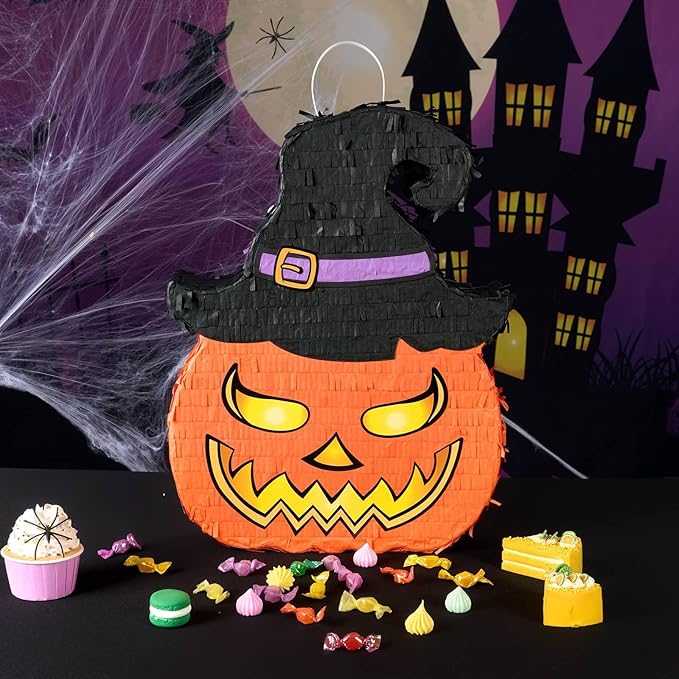 WERNNSAI Halloween Pumpkin Piñata - Image 2