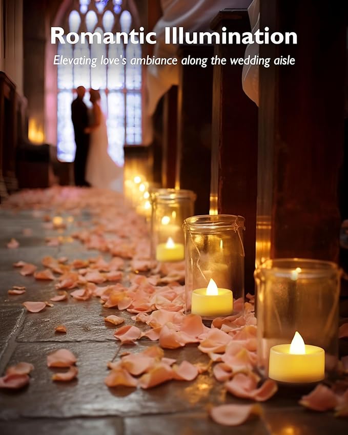Homemory 24pcs Flameless LED Tea Lights - Image 8