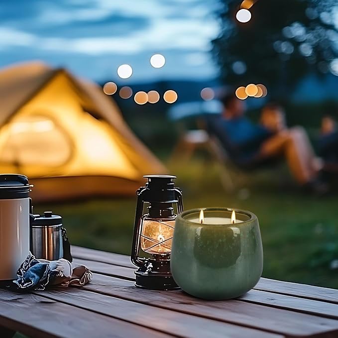1 Pack Outdoor Citronella Candle Ceramic Mug |Outdoor - Image 2