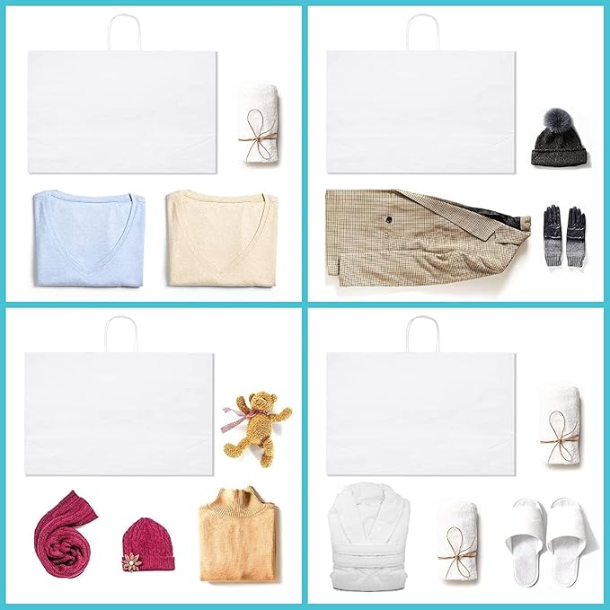 GSSUSA 16x6x12 Inches Large Paper Bags - Image 6