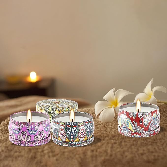 Scented Candles Gift Set, 2.5 oz Soy Wax Aromatherapy Candle - Image 4