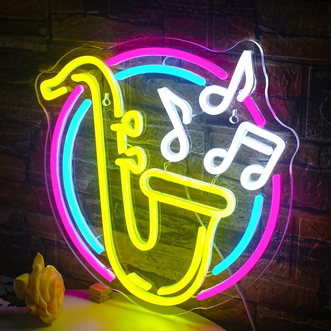 Saxophone Neon Sign Led Neon Lights - Image 5