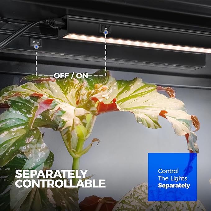 Barrina Grow Lights for Indoor Plants, Full Spectrum Sunlight, T5 Grow Light - Image 5