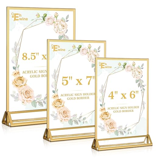 EHWINE 14 Pack 5×7 Clear Acrylic Sign Holder - Image 7