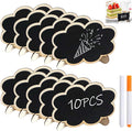 10PCS Mini Chalkboard Signs, Framed Small Chalk Board Food Labels by Unknown