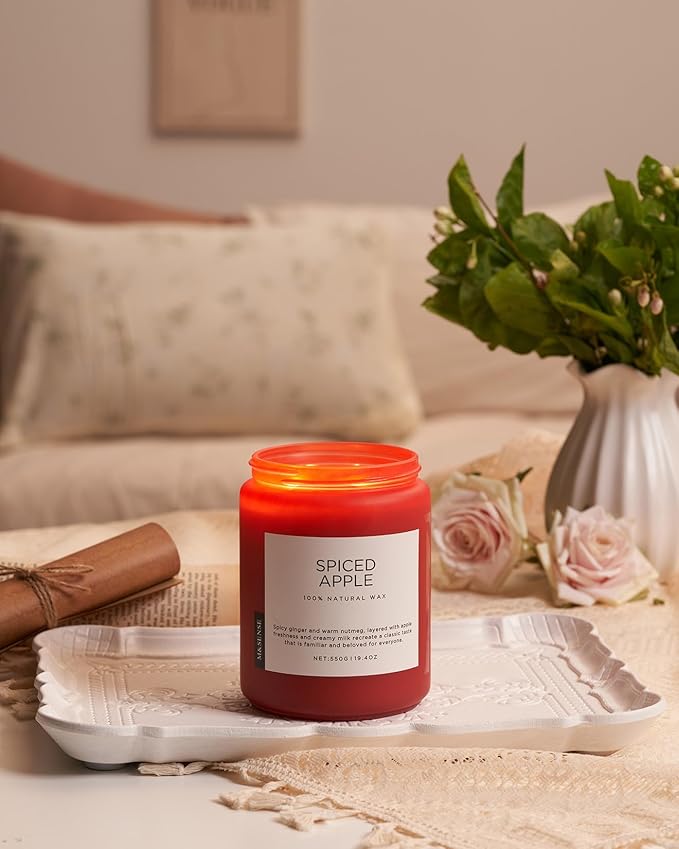 M&SENSE Spiced Apple Scented Candles - Image 6