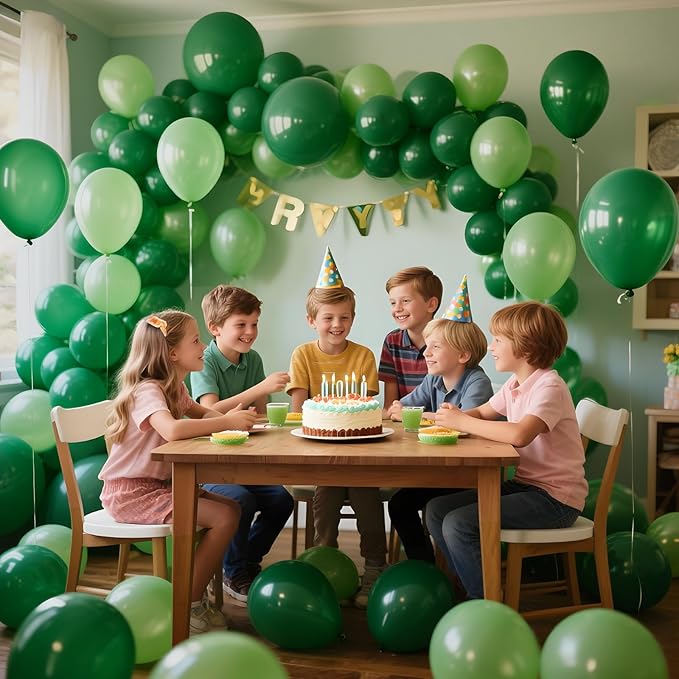 KAWKALSH Dark Green Balloon 12 Inch - Image 8