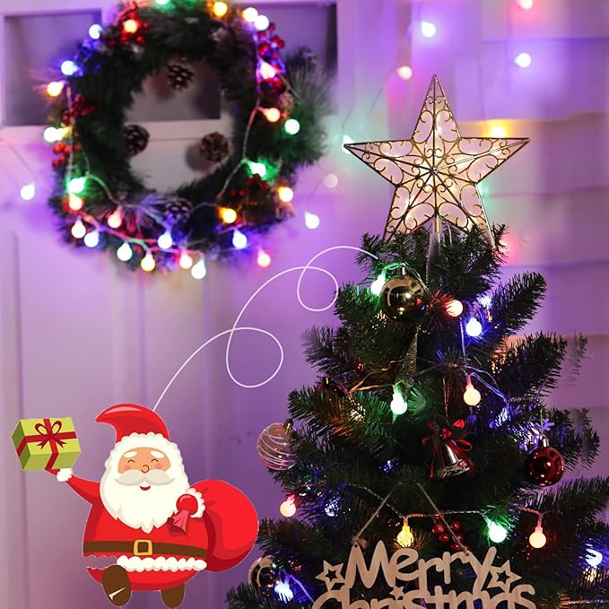 Minetom 33 Feet 100 Led Mini Globe String Lights, USB Fairy String Lights Plug - Image 4