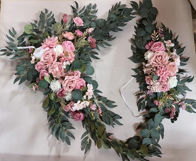 Wedding Arch Flowers with Drapes Kit - Image 7