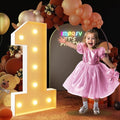 imprsv 3FT Marquee Light Up Numbers by Letsmakeitimpressive