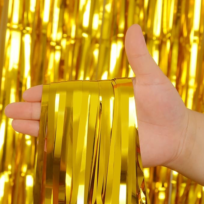 Foil Fringe Curtains Party Decorations - Image 4