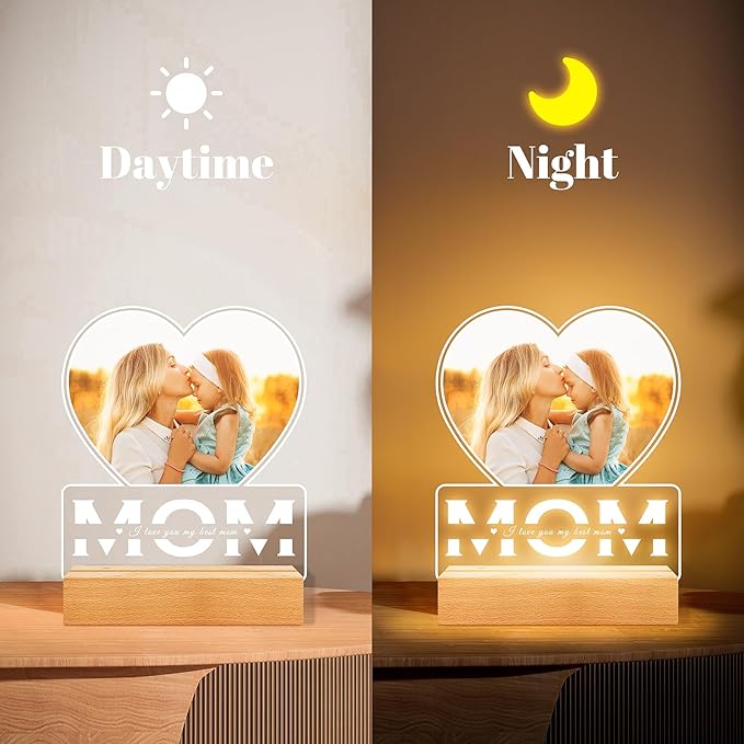 Personalized Gifts for Mom from Daughter and Son, Custom Picture Frames - Image 4