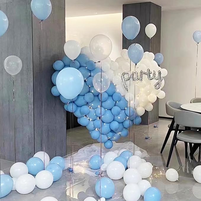 KAWKALSH 200pcs White Balloons 5 Inch, Small Mini Latex Balloons - Image 5