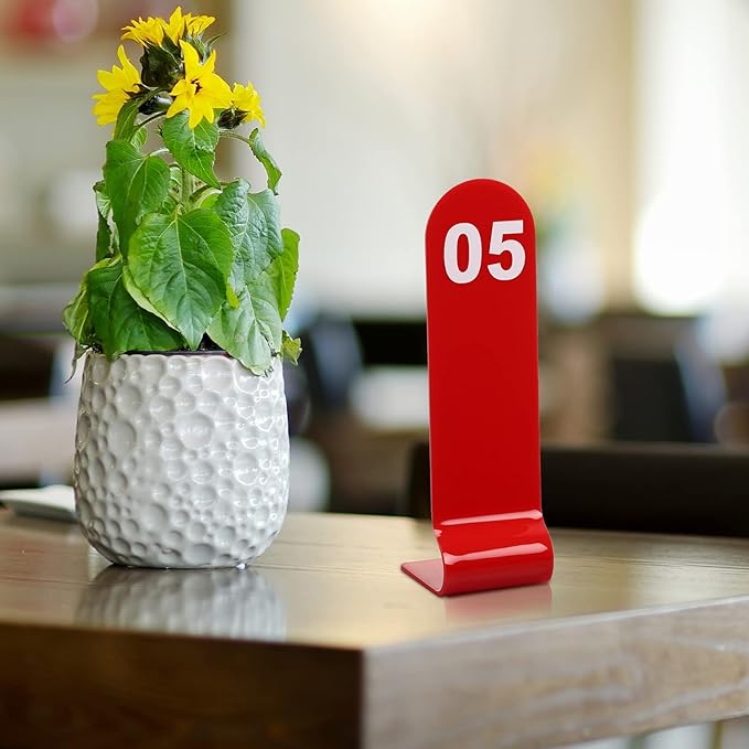 Tuanse 1-30 Table Order Numbers Restaurant Double Sided Acrylic Reception - Image 5