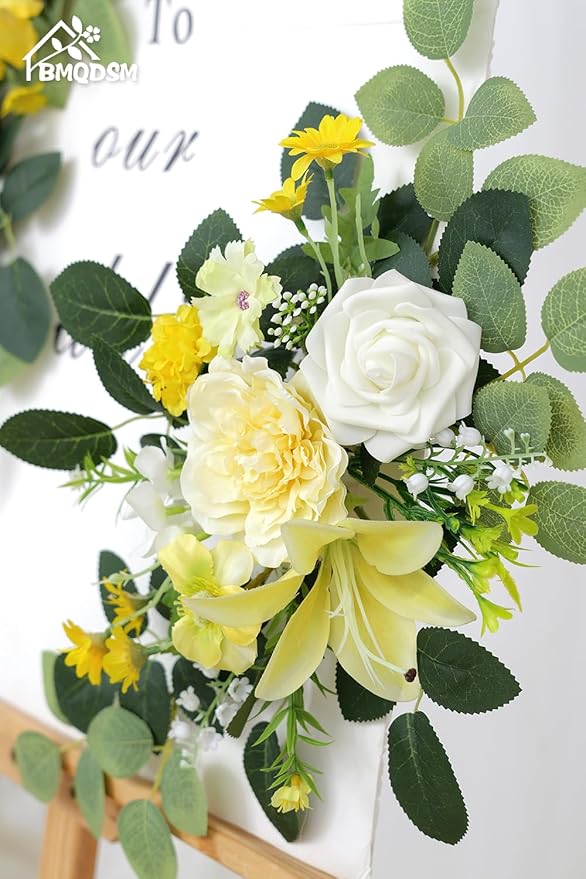Pack of 2 Faux Flowers, Wedding Arch Flowers, Wisteria Hanging Flowers - Image 4