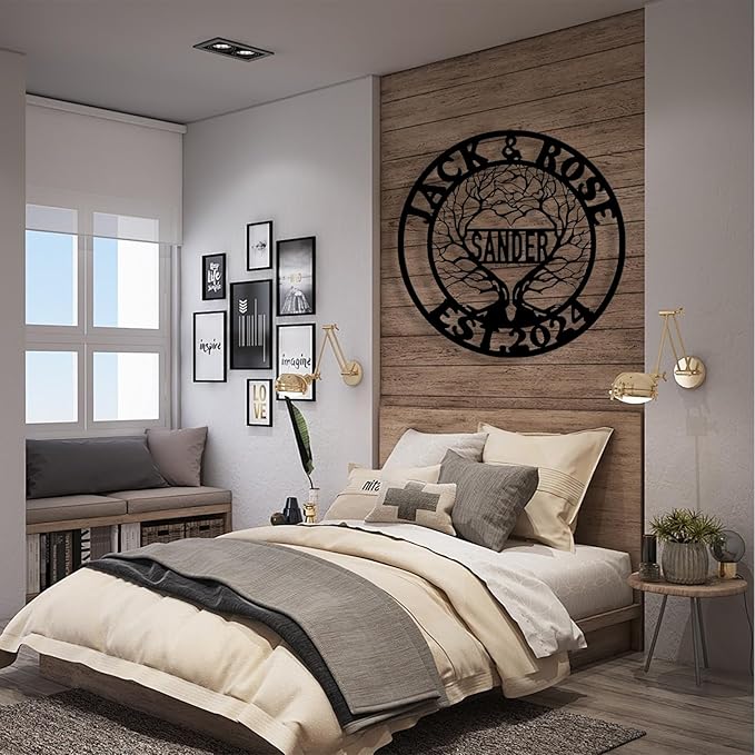 Personalized Tree of Life Metal Sign Wall Art Decor, Custom Wedding Gifts - Image 8