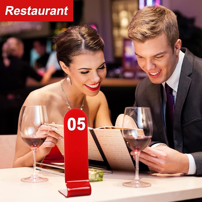Tuanse 1-30 Table Order Numbers Restaurant Double Sided Acrylic Reception - Image 6