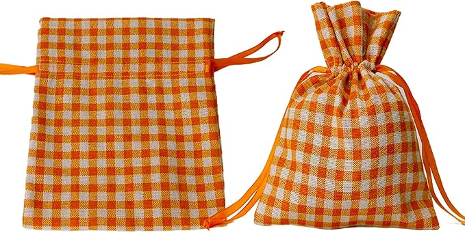 Meseey 5 Pcs Large Fall Burlap Bags - Image 4