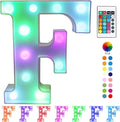 Pooqla Colorful LED Marquee Letter Lights by Pooqla