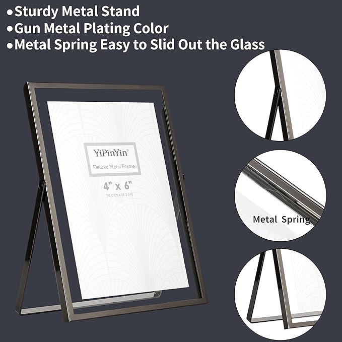 7x9'' Double Floating Frame Black - Image 6