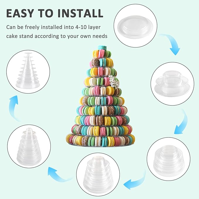 Macaron Tower Stand for Wedding Birthday Party - Image 6