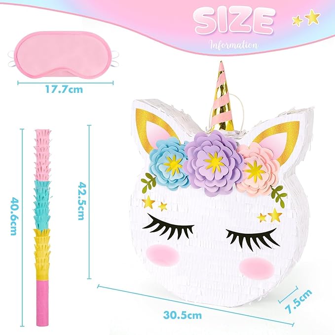 WERNNSAI Unicorn Piñata - Image 2