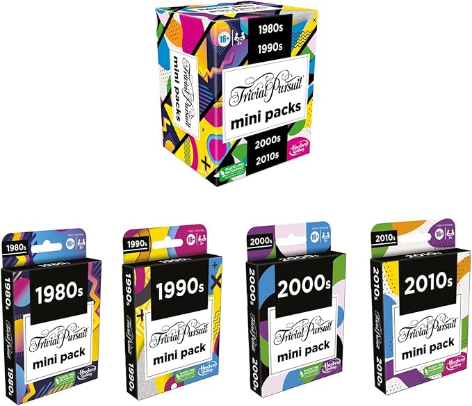 GAMES Trivial Pursuit Mini Packs Multipack, Fun Trivia Questions - Image 4