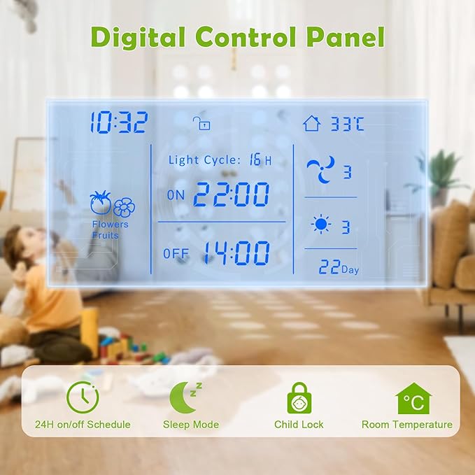 Indoor Gardening 17 Pods Hydroponics Growing System Kit Smart Lighting Setting - Image 2
