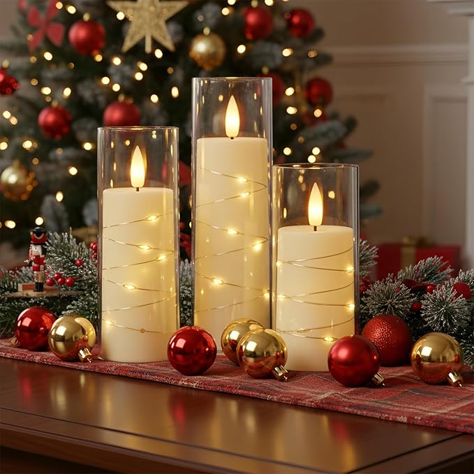 Raycare Flameless Candle with Remote Timer – 9 Flickering Acrylic Battery - Image 3