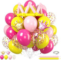Pink and Yellow Balloons by Paready