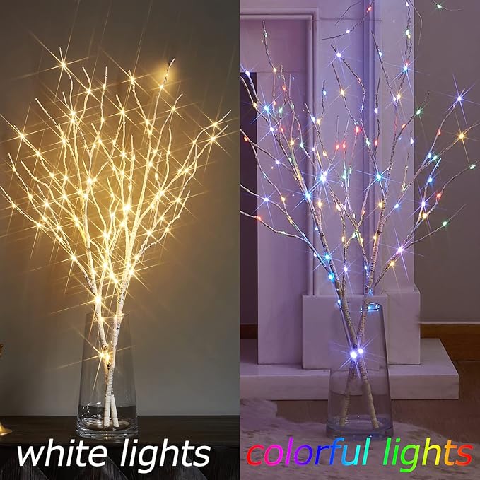 Fudios Lighted White Birch Branches - Image 4