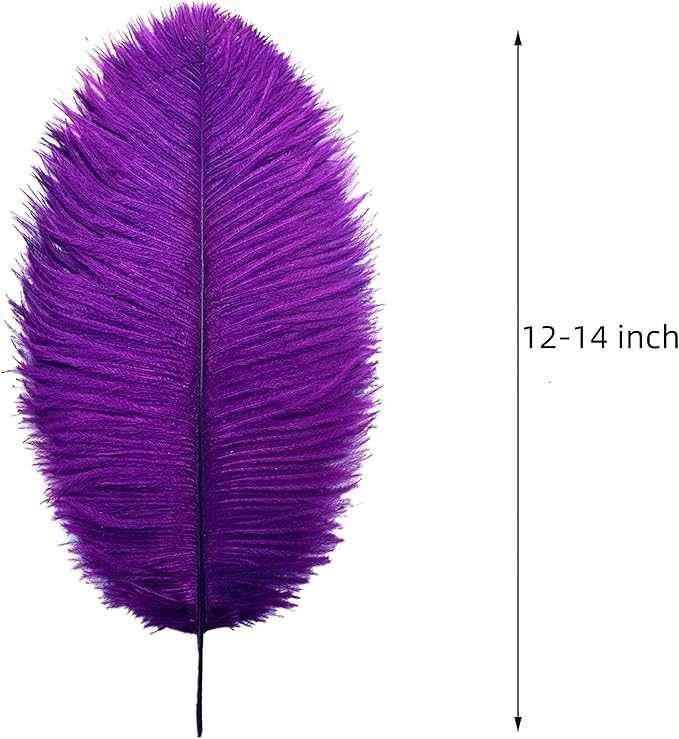 Ballinger Purple Ostrich Feathers Bulk - Image 3