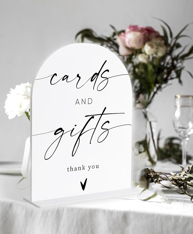 Cards and Gifts Sign, Wedding Favors - Image 3
