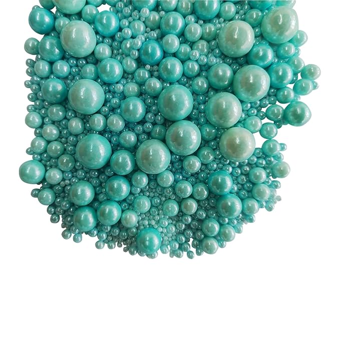 Edible Blue Sugar Pearls Candy Sprinkles 120G/ 4.23Ounce Baking Cake Sprinkles - Image 4