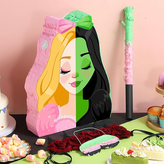 Kasyat Witch Princess Piñata Party Game Set Halloween Witch Piñata - Image 4