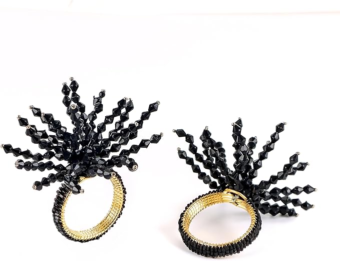 12-Pcs Decorative Napkin Rings - Image 5