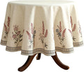 ISAENNE French Tablecloth for Round Tables, Linen Table Cloth by Isaennehomedecoration