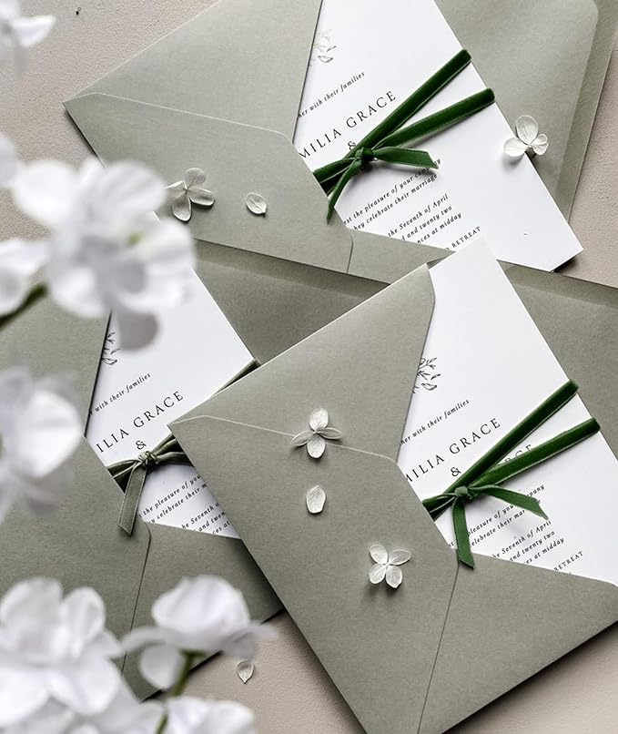 Dark Green Christmas Velvet Ribbon - Image 5
