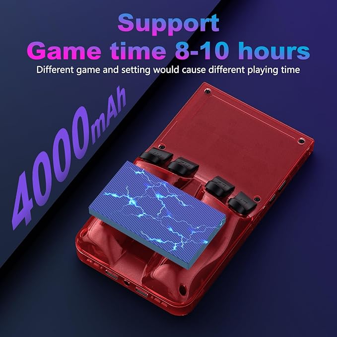 R36MAX Retro Handheld Game Console, 4.0 Inch 720x720 IPS Screen, Built-in 18 - Image 3