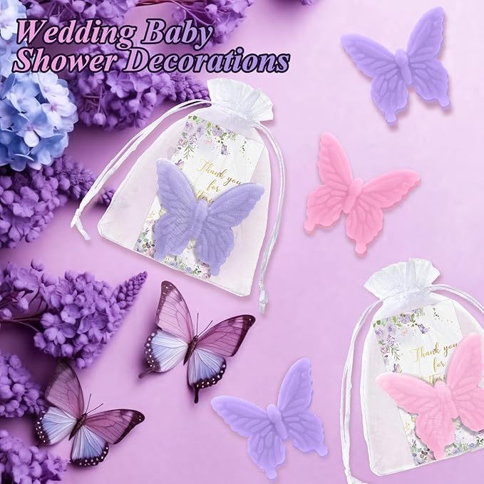 Dunzy 30 Sets Butterfly Theme Baby Shower Favors - Image 5