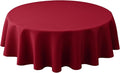 Biscaynebay Textured Fabric Round Christmas Tablecloths 70", Wedding & Parties by Biscaynebay