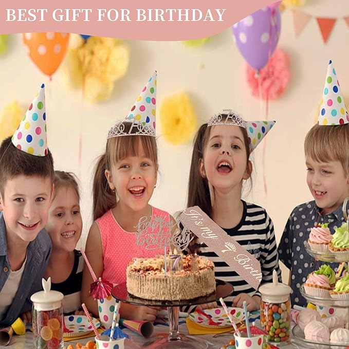 7th Birthday Decorations for Girl - Image 2