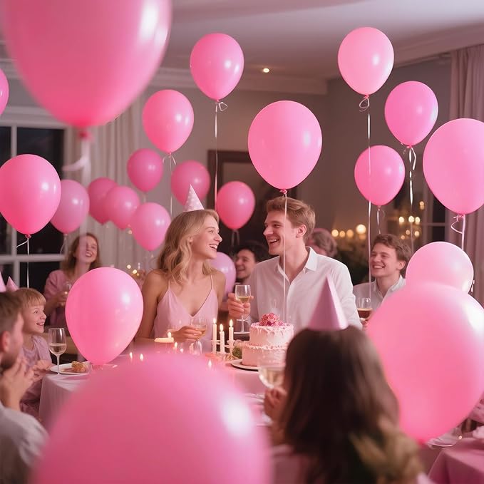 KAWKALSH Pink Balloon 12 Inch - Image 5